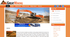 Desktop Screenshot of greatmining.com