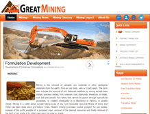 Tablet Screenshot of greatmining.com